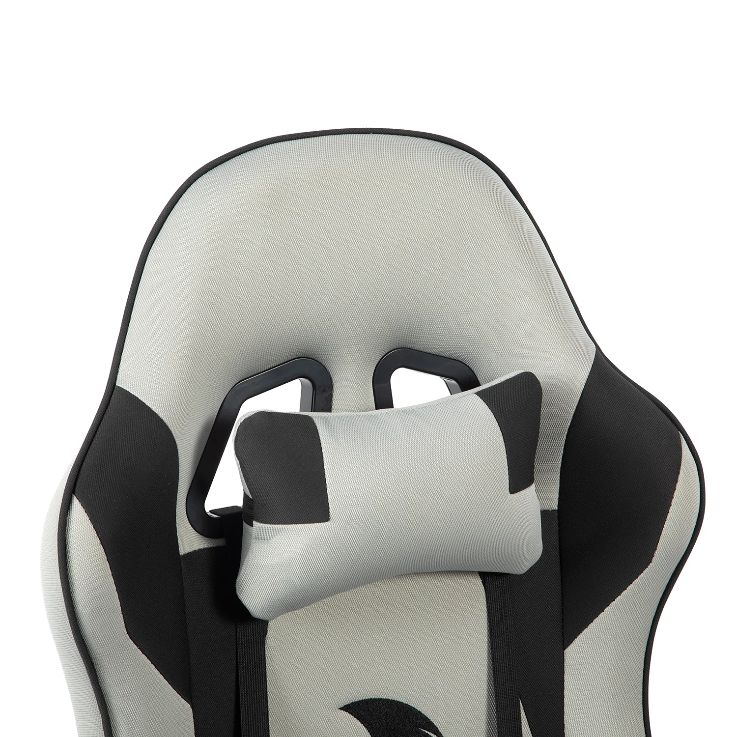 Látková herná stolička Warrior Basic 1-F čierno-sivá