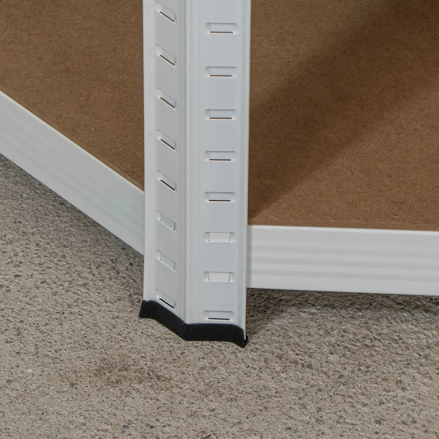 Sarok salgó polc, 5 szintes 180x70x30-30cm, fehér