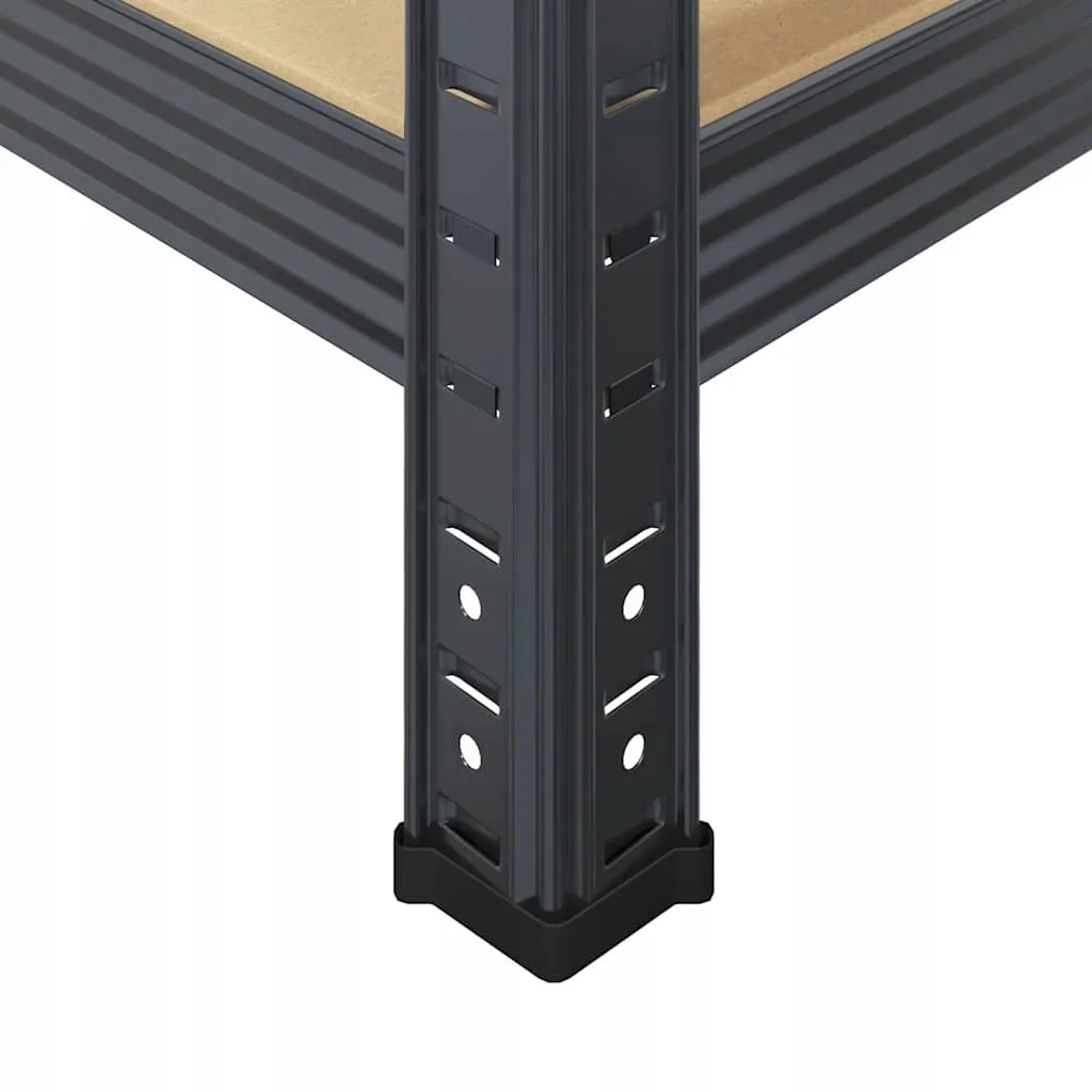 Salgó polc, 4 szintes 150x75x30cm, fekete