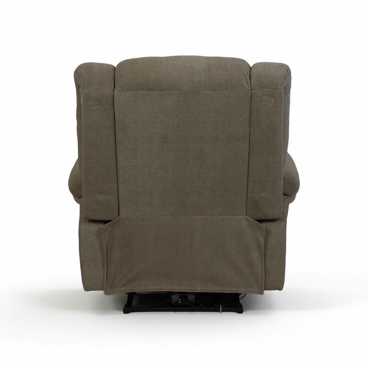 Relax fotelágy elektromosan dönthető, lábtartóval, barna szövet (JN-D8053A51)