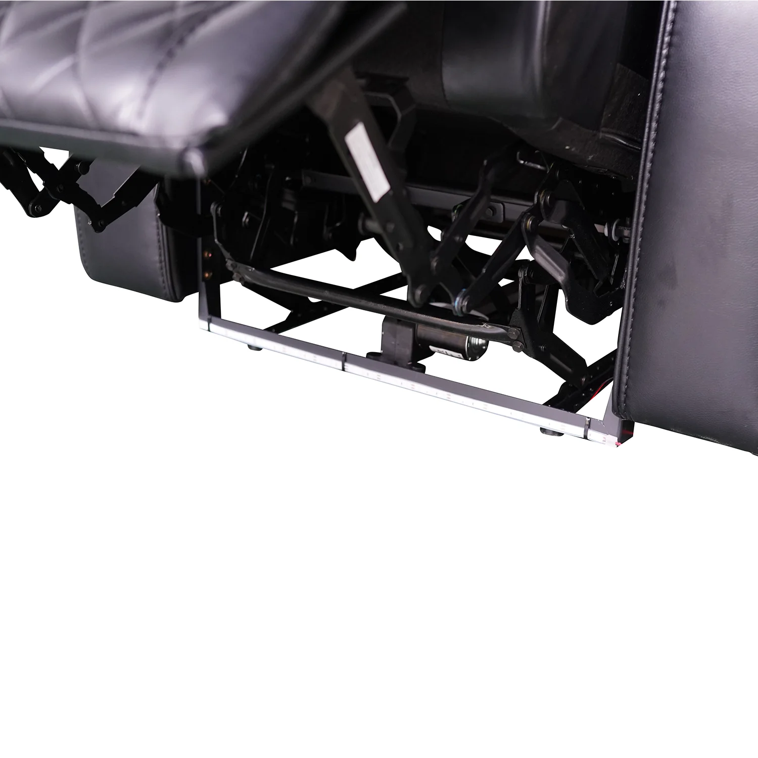 Luxus elektromos relax fotel, lábtartóval, pohártartóval, világítással AirLeather fekete