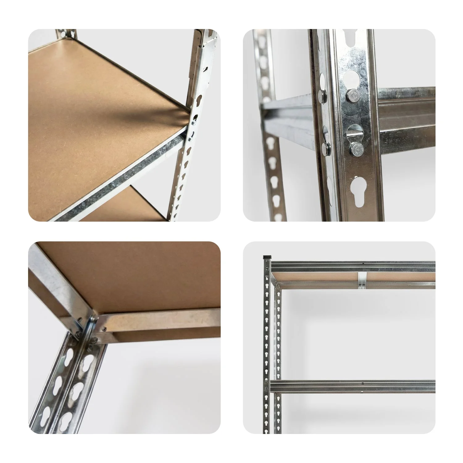 Salgó polc 183x90x40 horganyzott gyors füllel