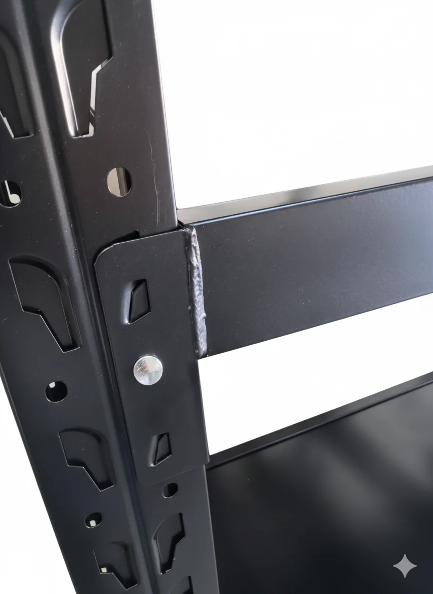 Skladový regál, 4-policový regál 200x60x200 cm, antracit