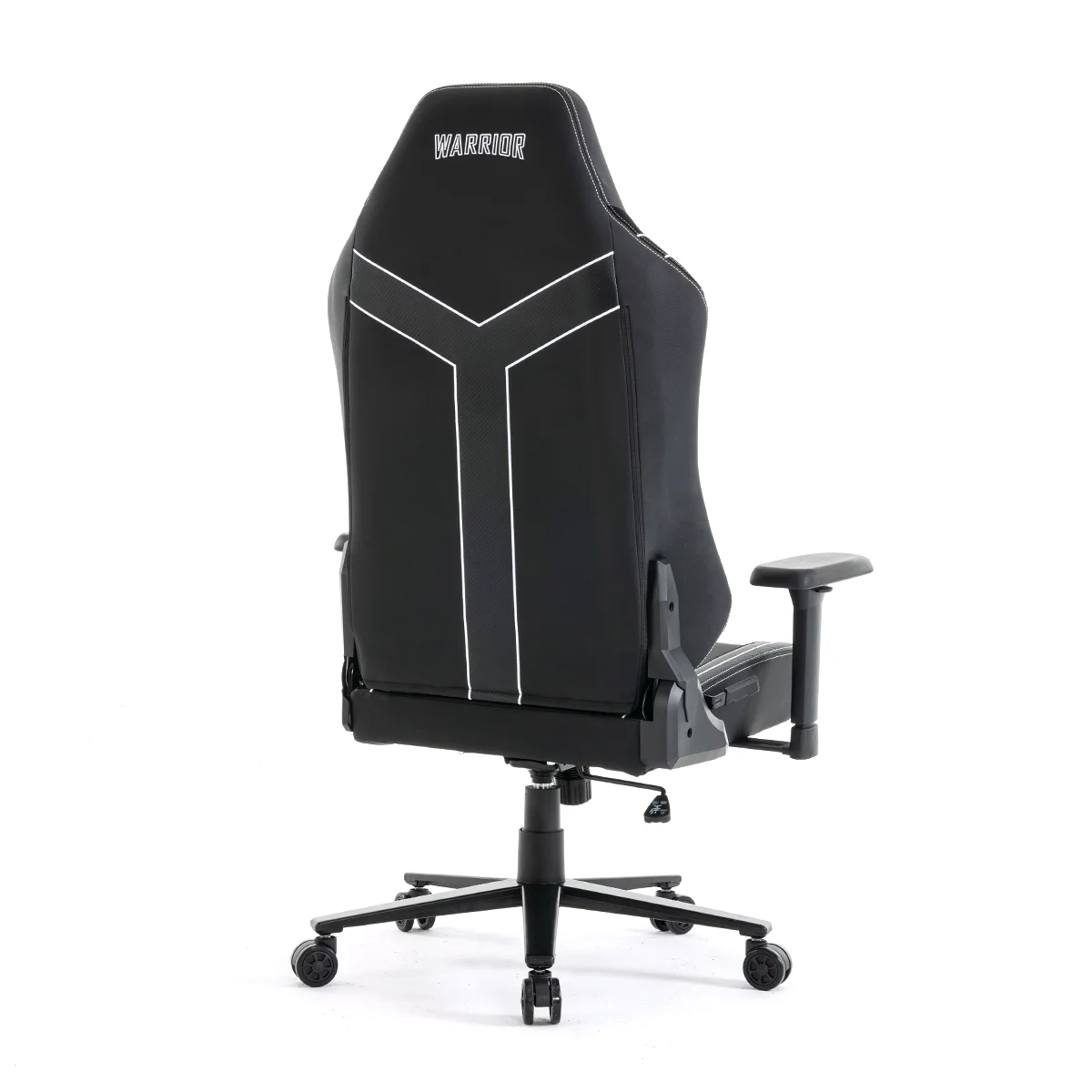 Herná stolička čierno-biela WARRIOR (RL-552)