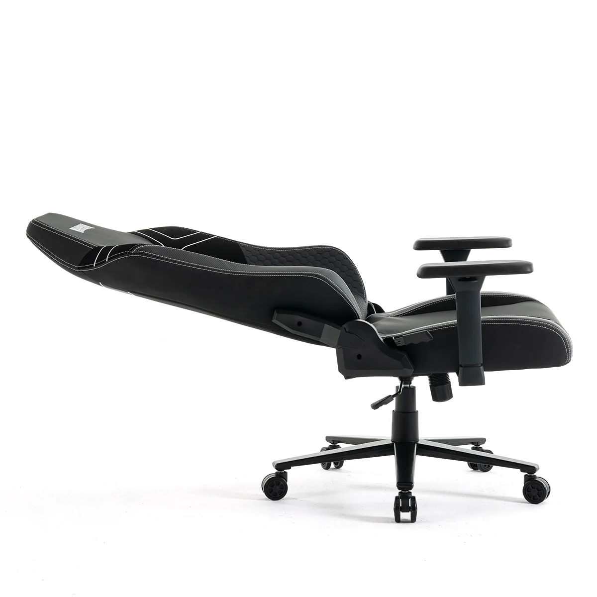 Herná stolička čierno-biela WARRIOR (RL-552)