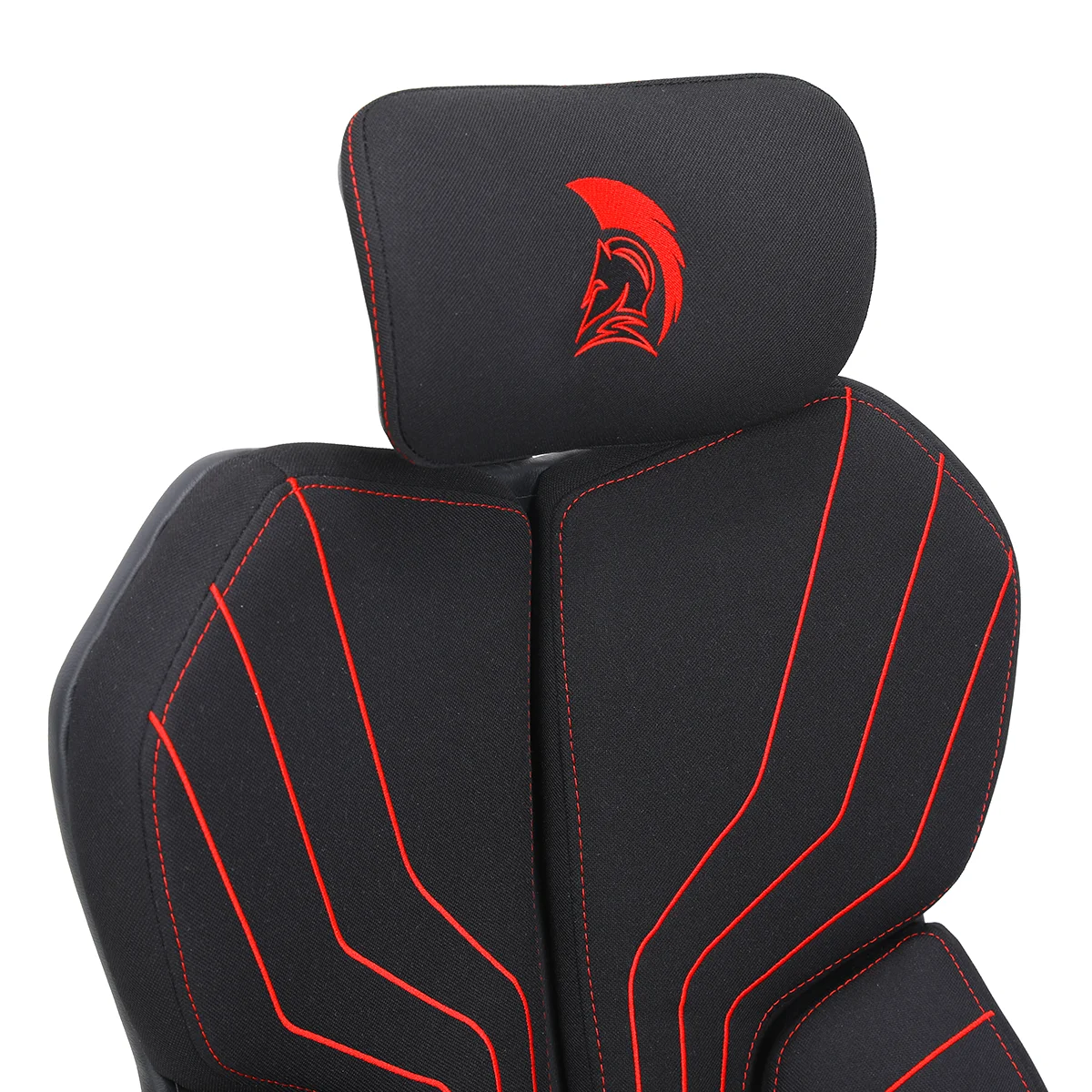 Herná látková stolička Warrior čierno-červená (MC196-3-1)