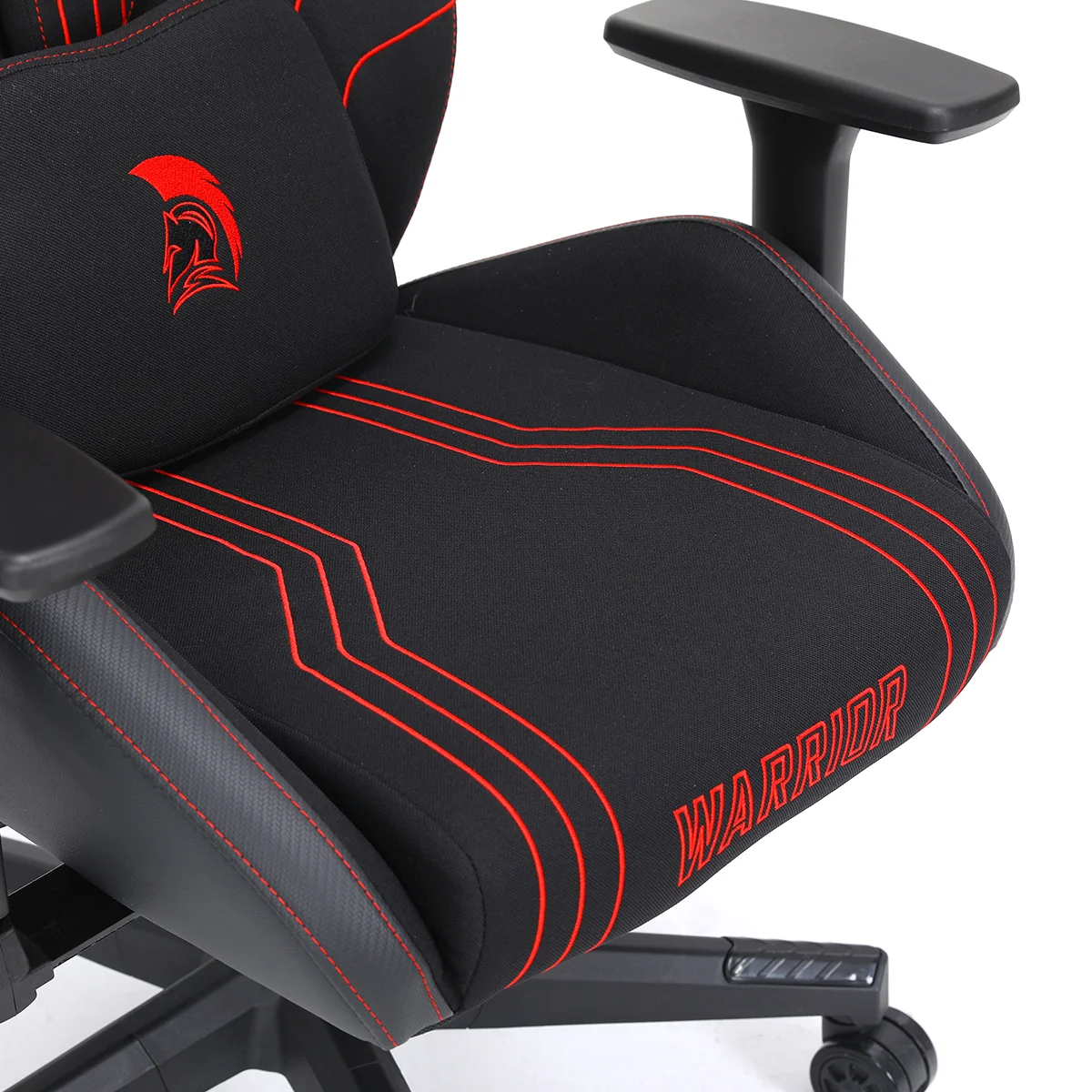 Herná látková stolička Warrior čierno-červená (MC196-3-1)