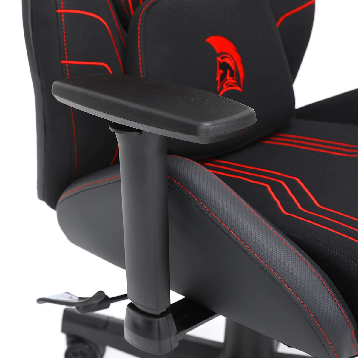 Herná látková stolička Warrior čierno-červená (MC196-3-1)