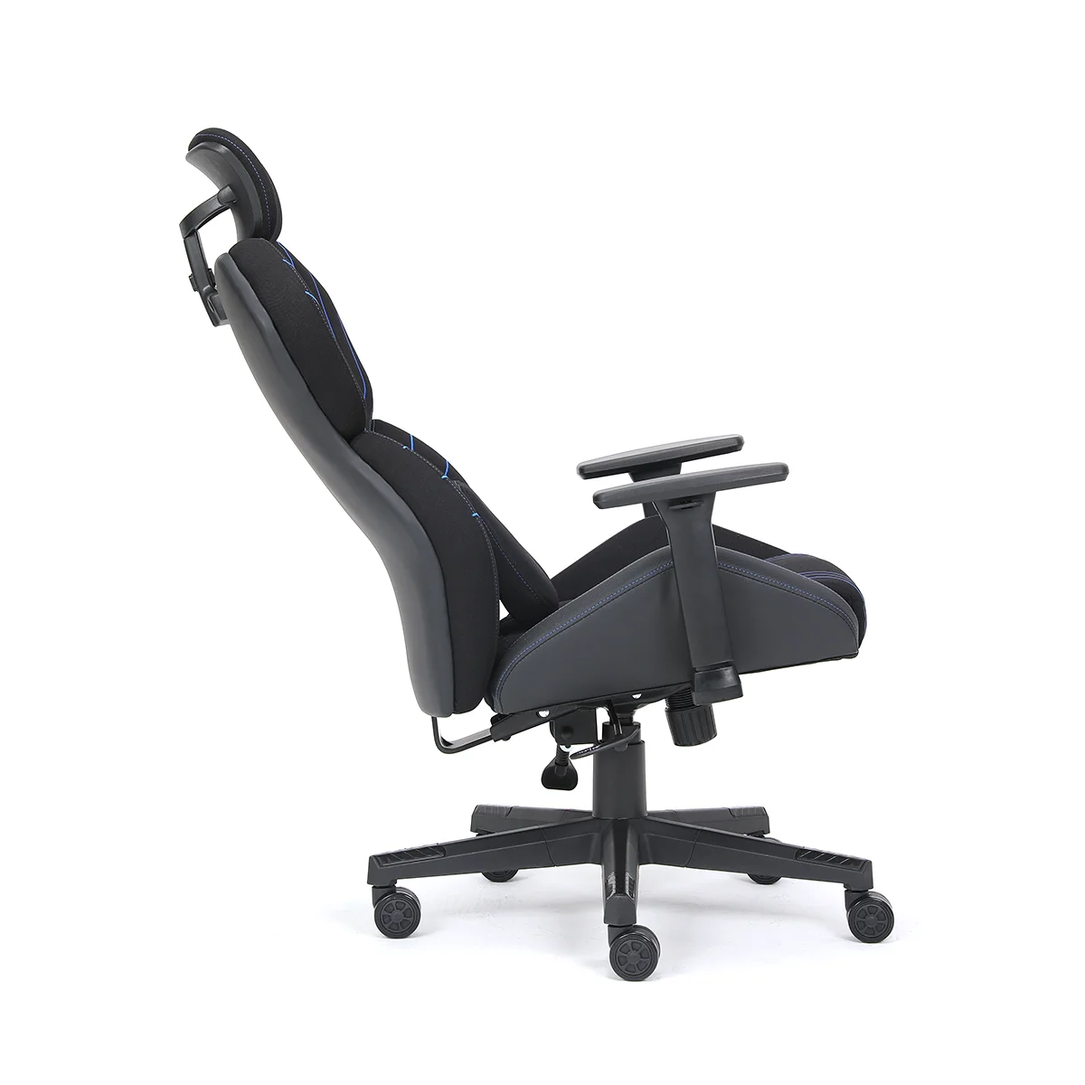 Herná látková stolička Warrior čierno-modrá (MC196-3-1)