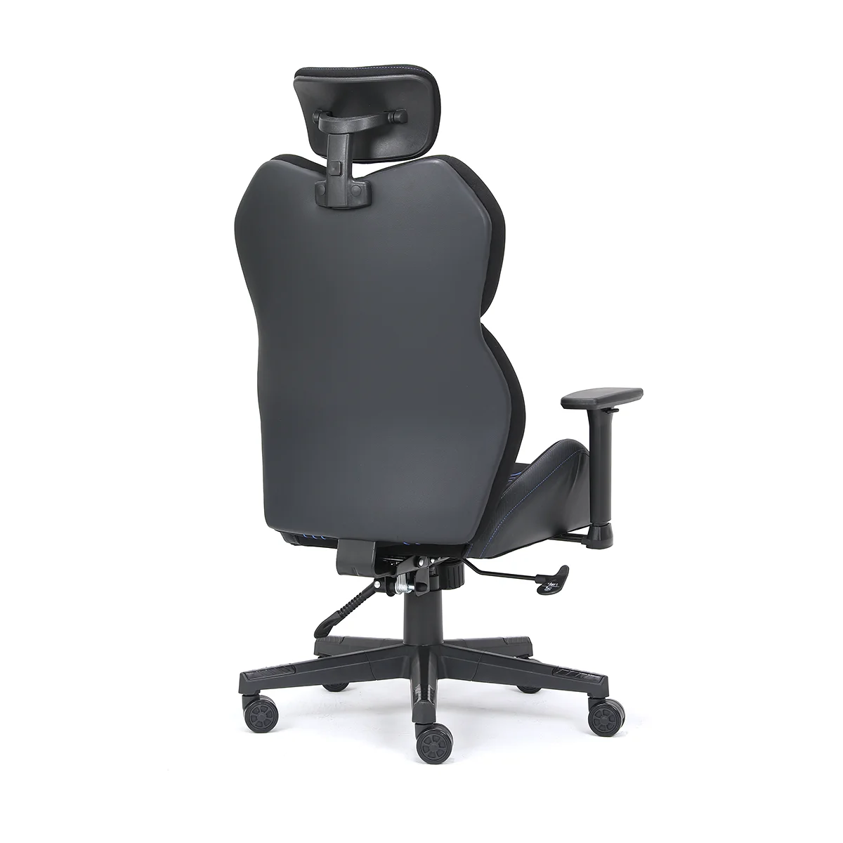 Herná látková stolička Warrior čierno-modrá (MC196-3-1)