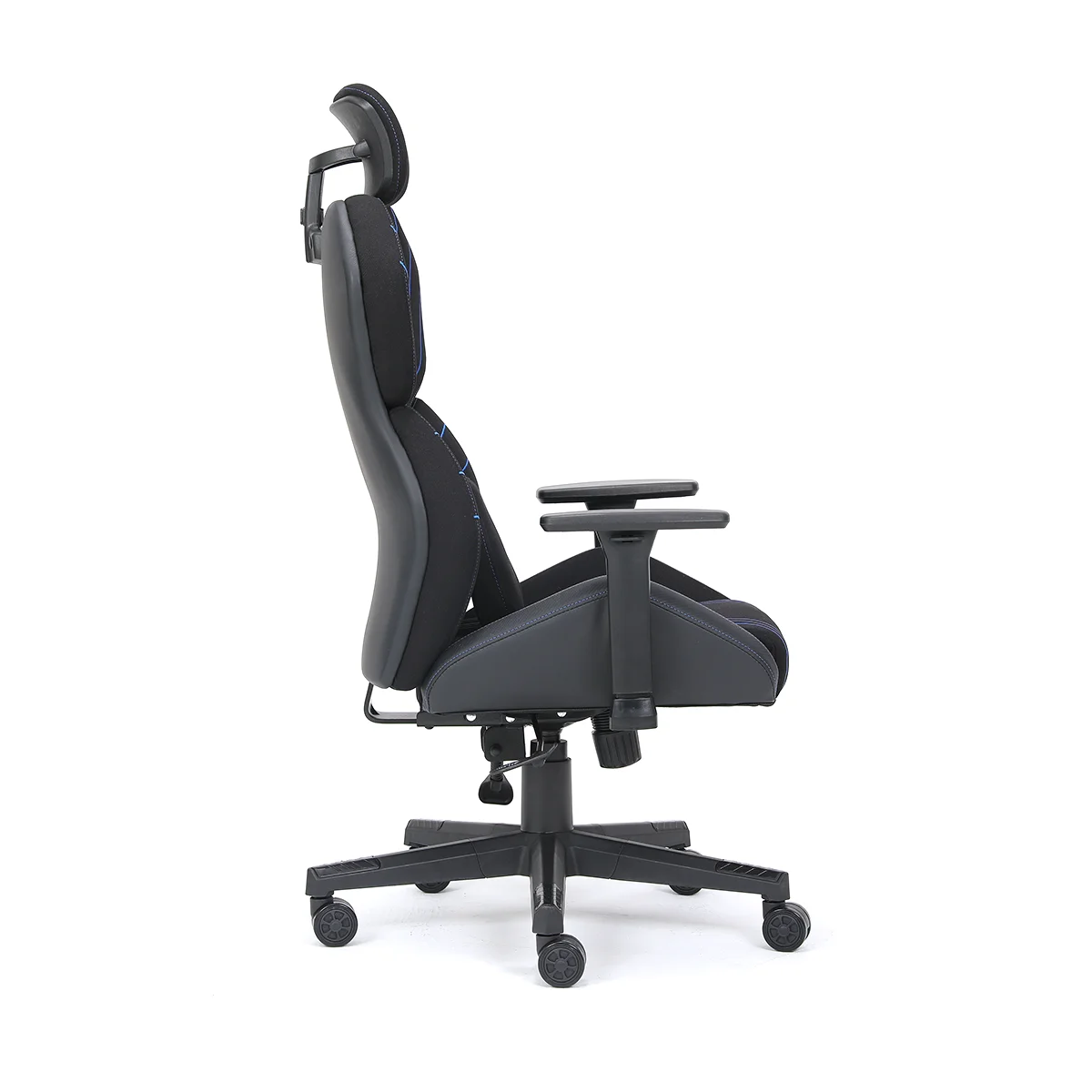 Herná látková stolička Warrior čierno-modrá (MC196-3-1)