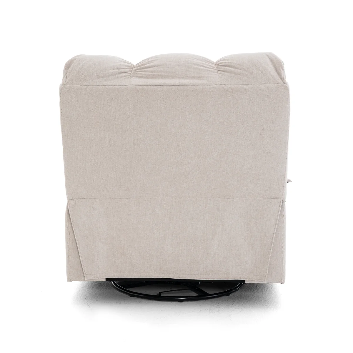 Elektormos relax fekvőfotel bézs zsenília szövet (JN-D8118A30) 