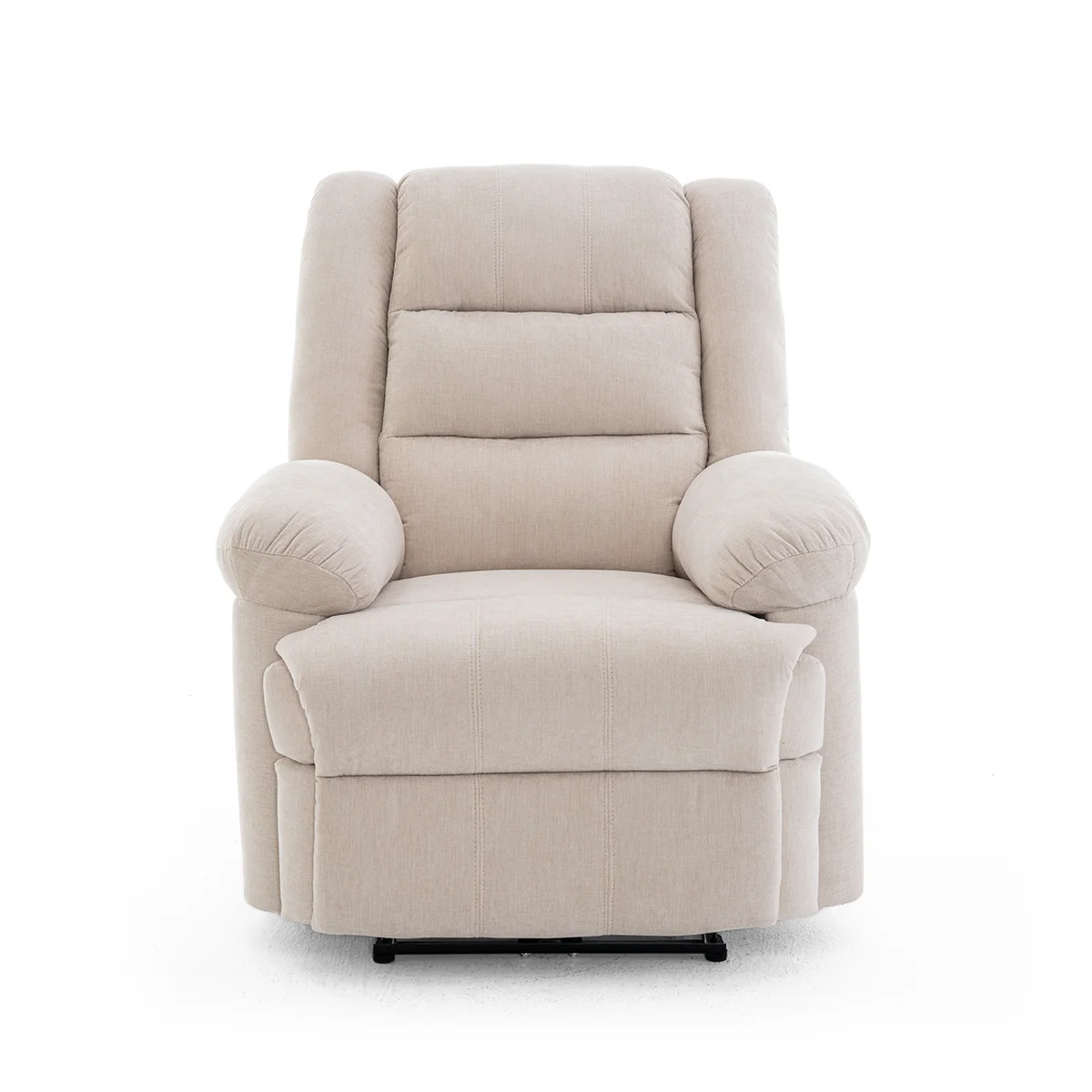 Relax fotelágy elektromosan dönthető, lábtartóval, bézs zsenília szövet (JN-D8053A51)