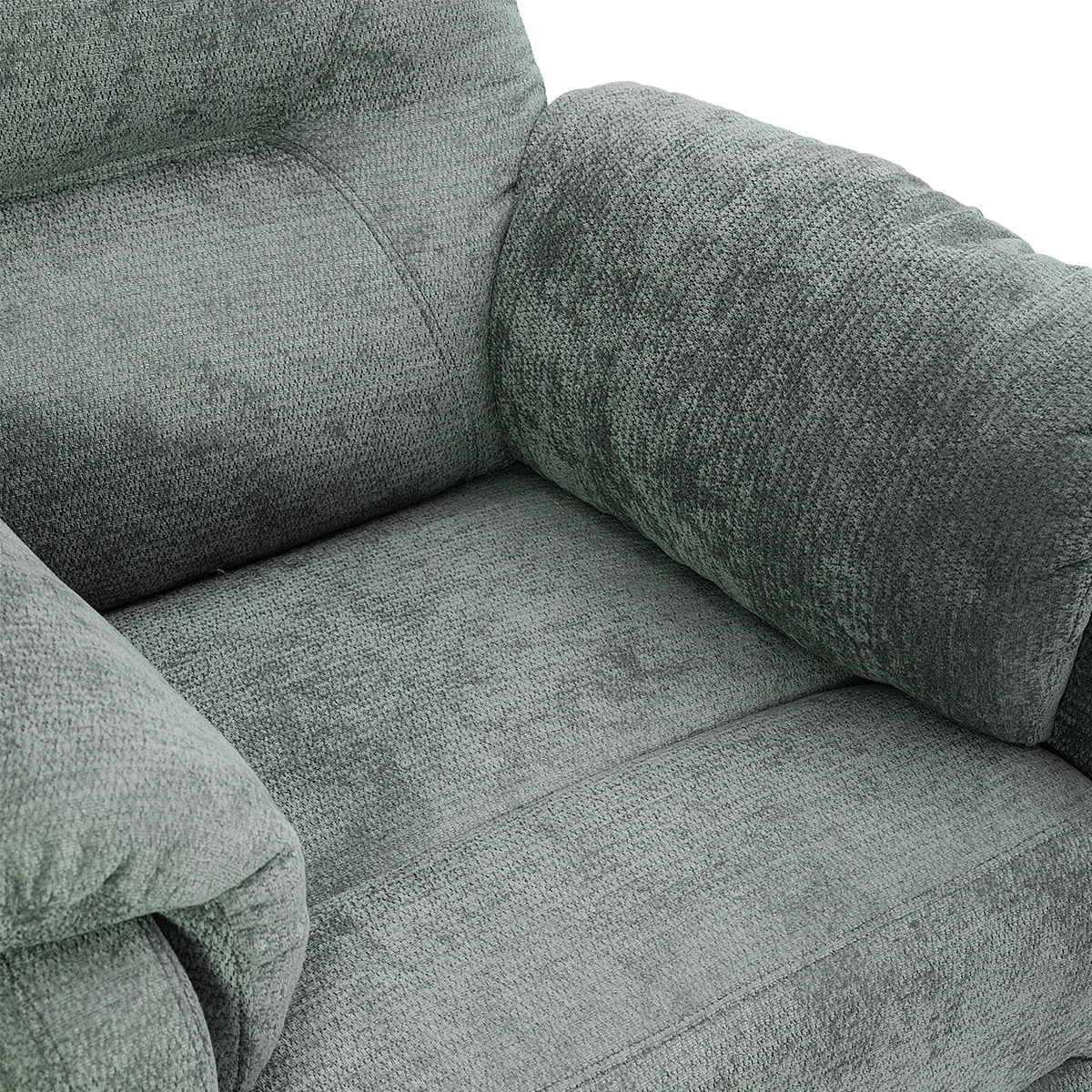 Elektromos, dönthető relax fekvőfotel, szürke szövet