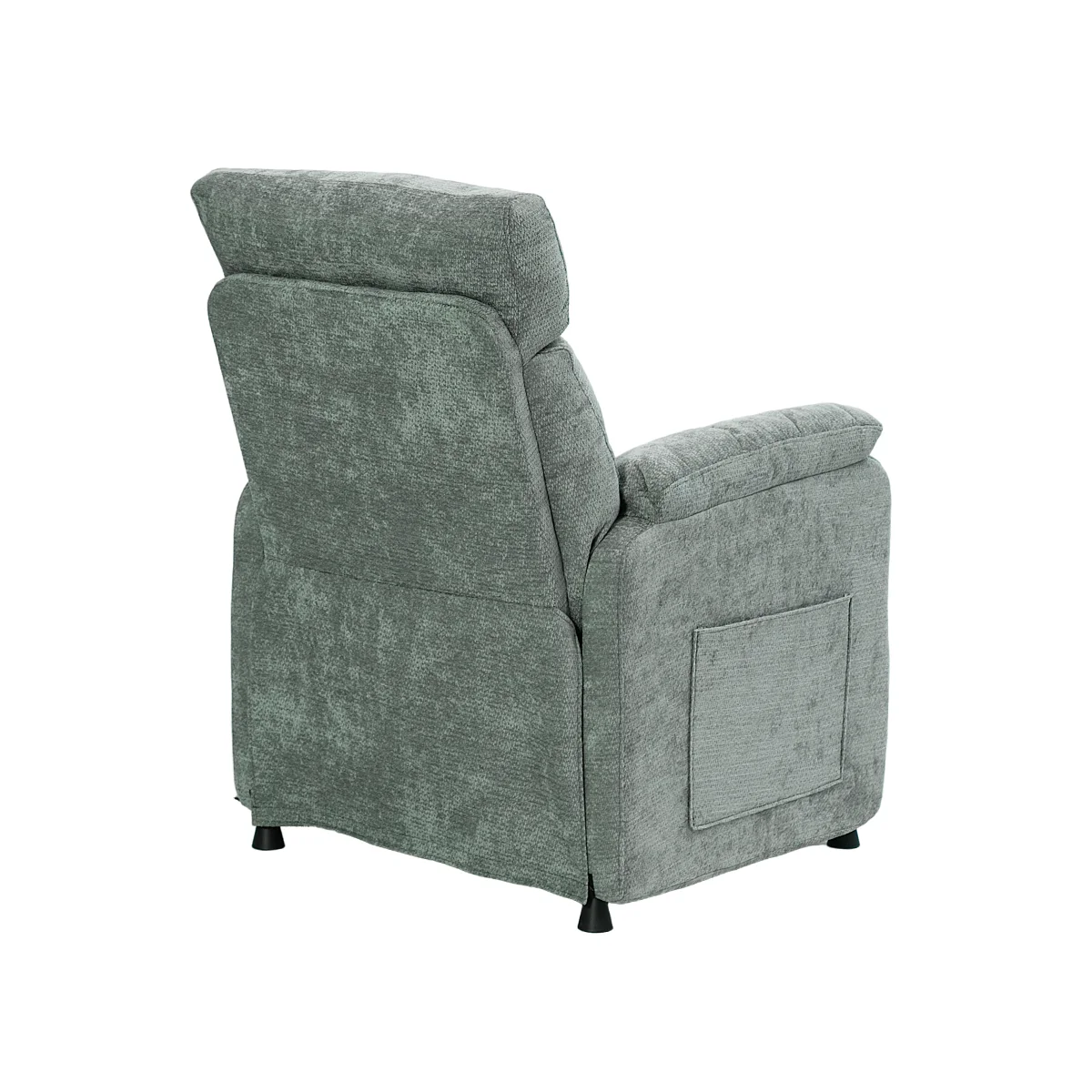 Elektromos, dönthető relax fekvőfotel, szürke szövet