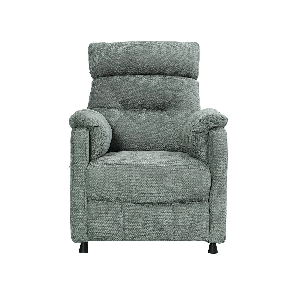 Elektromos, dönthető relax fekvőfotel, szürke szövet