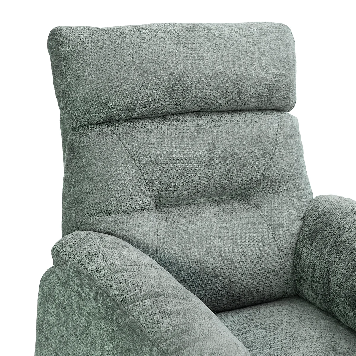 Elektromos, dönthető relax fekvőfotel, szürke szövet