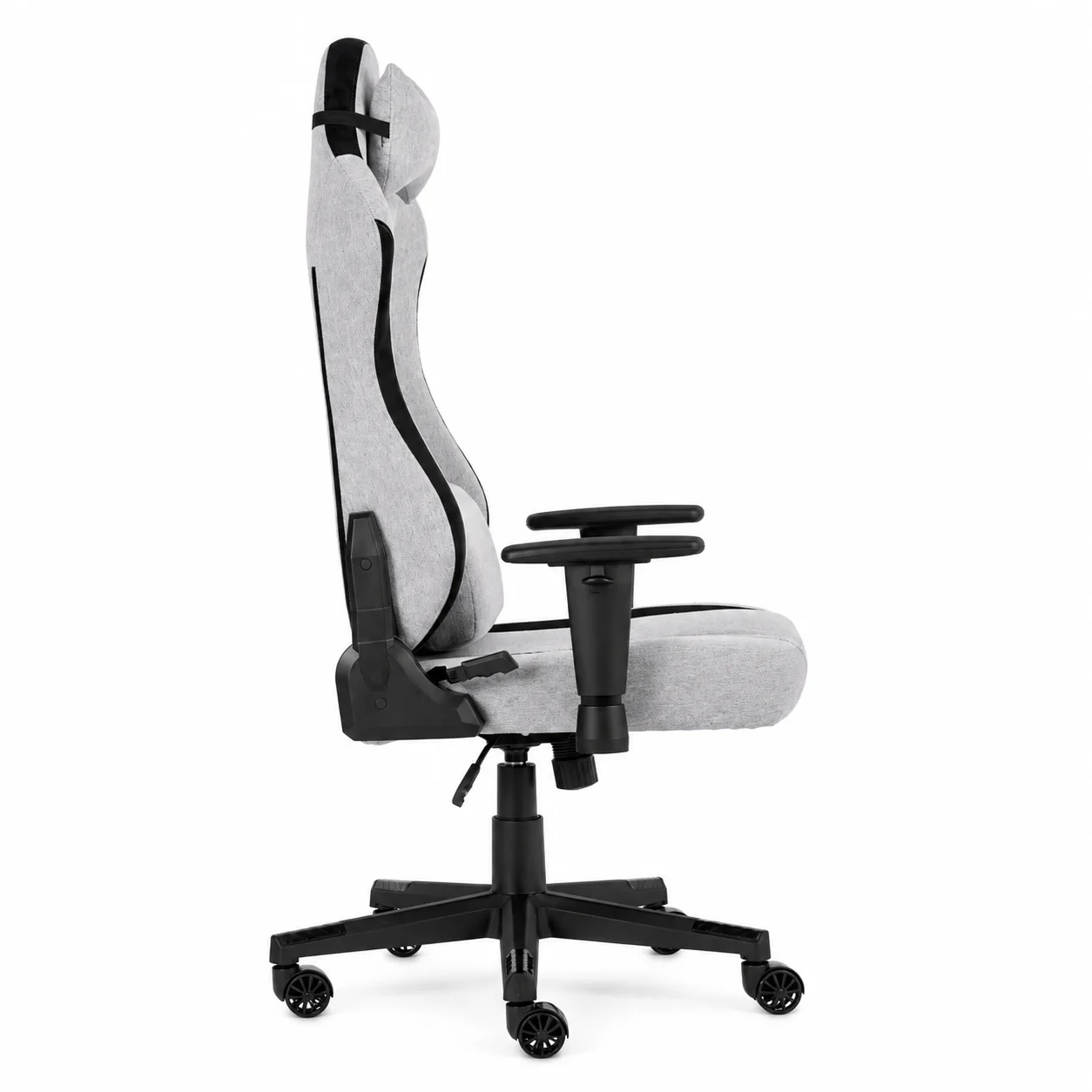 Gamer szék, forgószék szövet, szürke (MC-194)
