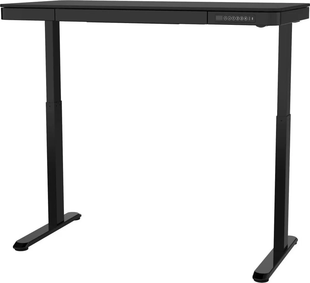 Elektromosan, elektronikusan állítható magasságú íróasztal fekete lappal (ET119WC-BLACK-WOODBLACK) 