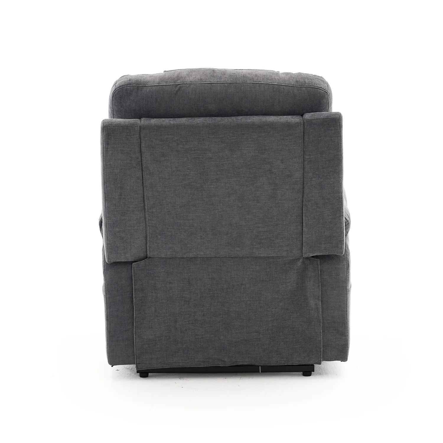 Felállást segítő relax elektromos fekvőfotel, szürke zsenilia szövet (JN-L8016A51)