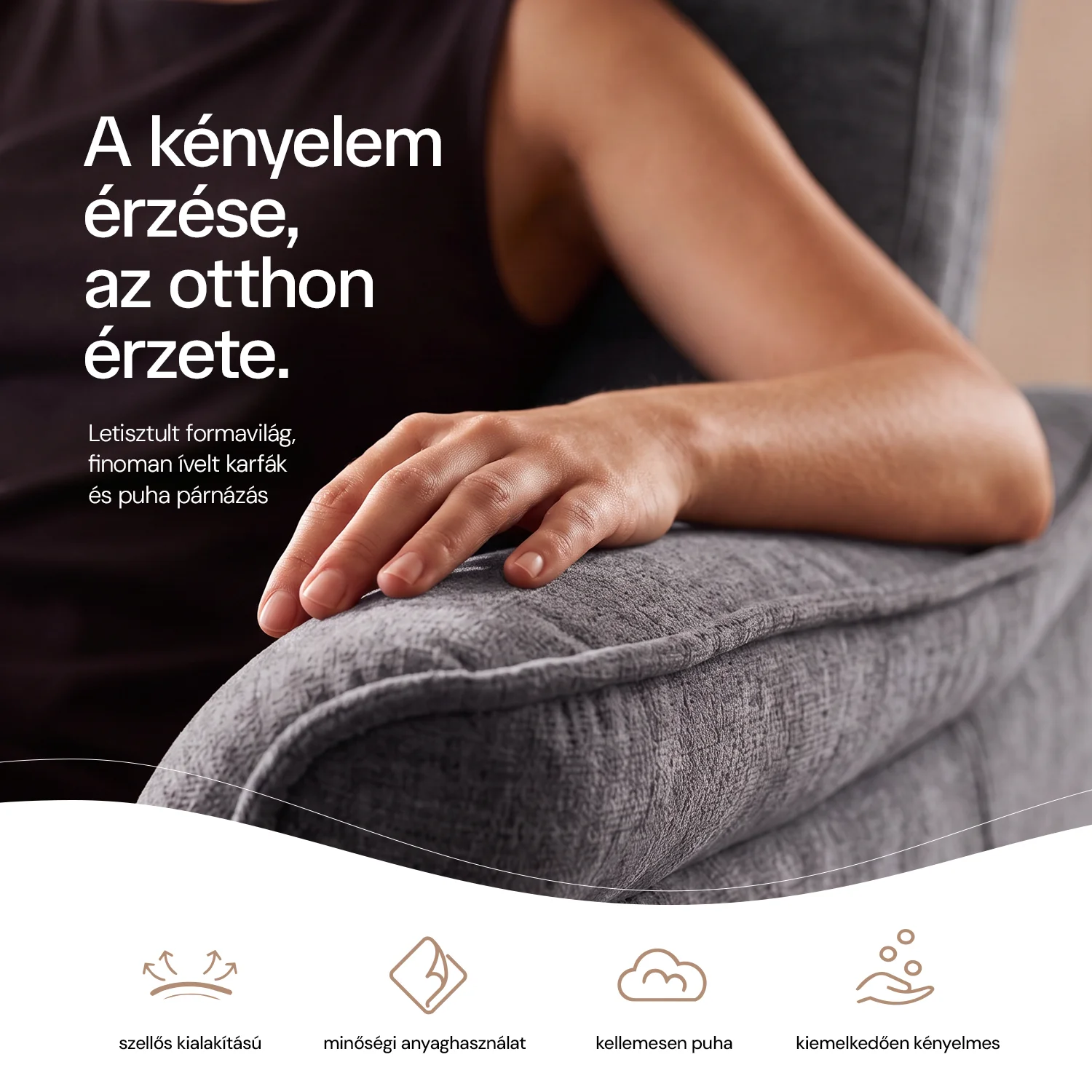 Elektromos, dönthető relax fekvőfotel, zsenília szövet (szürke) 