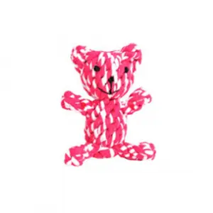 Kutyajáték, rágójáték rózsaszín medve (ST-59)