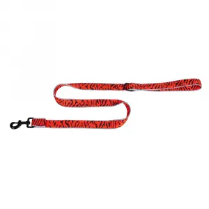 Midepet kutyapóráz piros színben mintával M méret (XML-002-red)