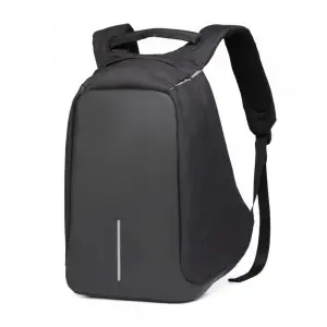 YACH 15.6'' USB-s laptop hátizsák, hátitáska fekete (2006)