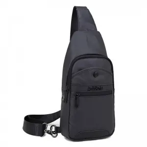 Arctic Hunter egypántos hátizsák, hátitáska, válltáska fekete színben vízálló (XB13001-BLACK)