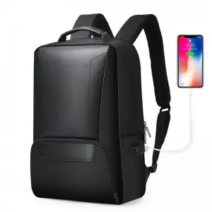 BOPAI 15.6'' USB-s laptop hátizsák, hátitáska fekete (751-007101)