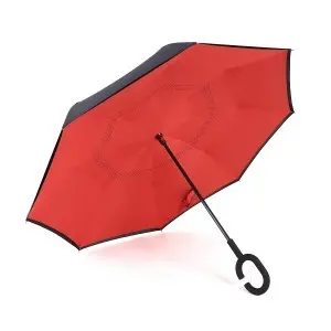 C nyakú esernyő piros (UMB-F6)