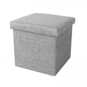 Ülésre alkalmas tárolódoboz, ülőke szürke (storage-box-38-grey)