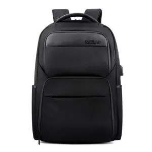 Arctic Hunter 15.6'' USB-s laptop hátizsák, hátitáska fekete színben vízálló (B00113C-BLACK)