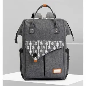 Pelenkázó hátizsák, hátitáska szürke színben (MB-1118GA-GREY) pelenkázótáska