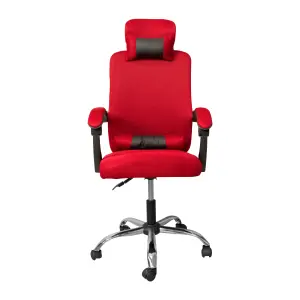 Ergonomikus irodai szék, forgószék piros (OC2007-12-RED)