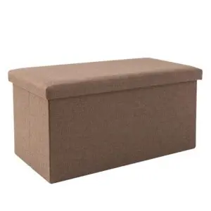 Ülésre alkalmas tárolódoboz, ülőke barna (storage-box-76-coffee)