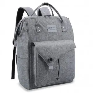 Laptop és pelenkázó hátizsák, táska szürke színben (MB-1118GA-GREY-2)