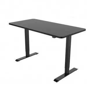Elektromosan állítható magasságú íróasztal fekete láb, fekete lap 140x70cm (ET114E-N-BLACK/BLACK)