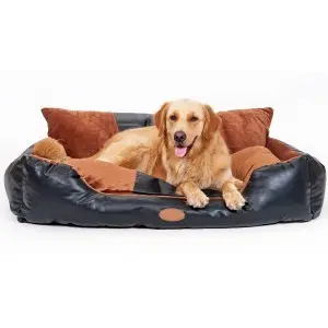 HOOPET kutyafekhely, kutyaágy, macska fekhely, macskaágy Fekete színben L méret (HOOPET-76625-L-BLACK)