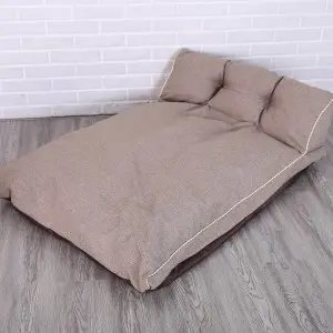 HOOPET Kutyafekhely, kutyaágy Kávébarna színben L méretben (DOG-BED-61072-COFFEE-L)