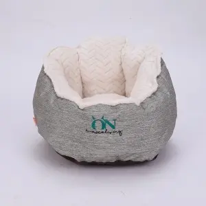 HOOPET macskafekhely, macskaágy szükre színben S méret (CAT-BED-GREY-S-6943)