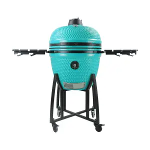 Kamado Johns 23'' kerámia grill türkiz színben