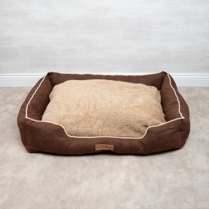 Kutyafekhely, kutyaágy kávébarna XL méret (Suededoghouse-coffee-xl)