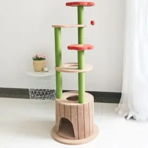 Macskabútor, macskafa, kaparófa sokszintes 130cm (CAT-TREE-6-LAYERS-6)
