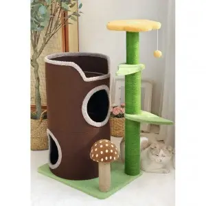 Macskabútor, macskafa, kaparófa kétszintes 82cm L méret (CAT-TREE-2-LAYERS-14-L)