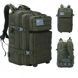 Military batoh, turistický batoh, batoh vojenský zelený (BL090-ARMYGREEN)