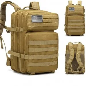 Military batoh, turistický batoh, batoh khaki (BL090-KHAKI)