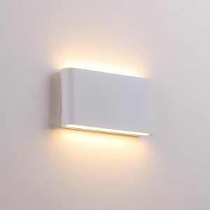 Kültéri fali LED lámpa 12W fehér IP65 vízálló (OUTDOOR-LED-1001-2-12W-WHITE-3000K)
