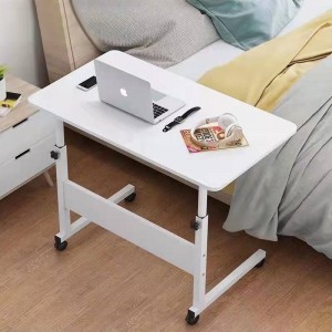 Állítható laptop asztal, laptopállvány 80x40cm fehér (laptop-desk-80x40-white)