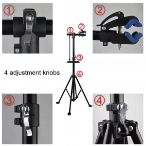 Kerékpárjavító állvány szerszámtartóval (bike-repair-stand)